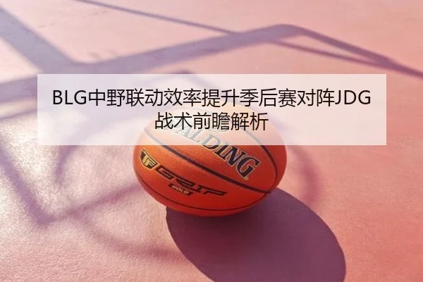 BLG中野联动效率提升季后赛对阵JDG战术前瞻解析